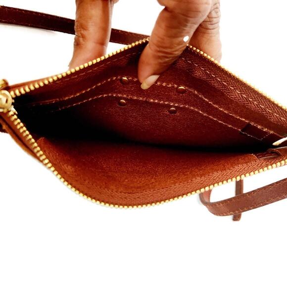 Michael Kors Women's Brown Leather FannyPack Belt Small Wallet - Picture 7 of 7